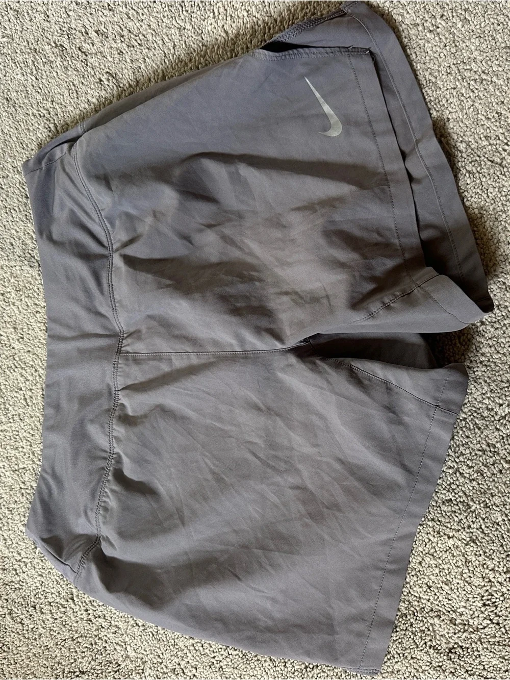 Nike Light Gray Dri-FIT Performance Shorts